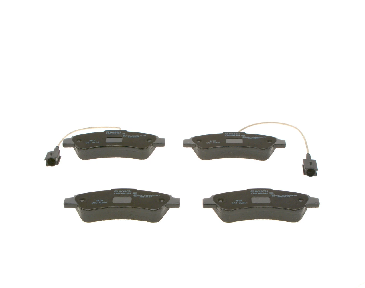 0986494994 Bosch Sapatas do freio traseiras de disco