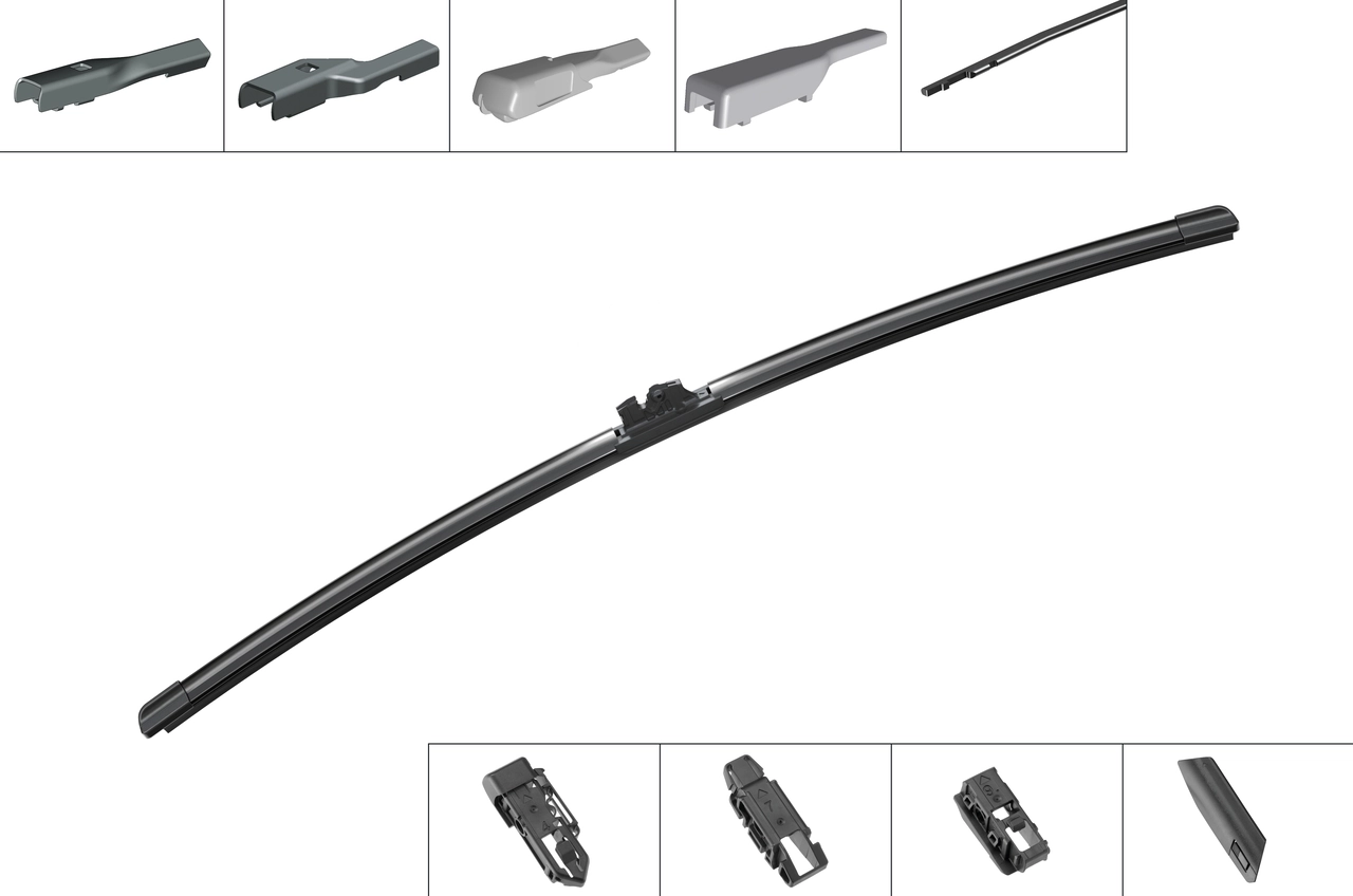 Limpa-pára-brisas do pára-brisas de condutor para Dacia Sandero III 