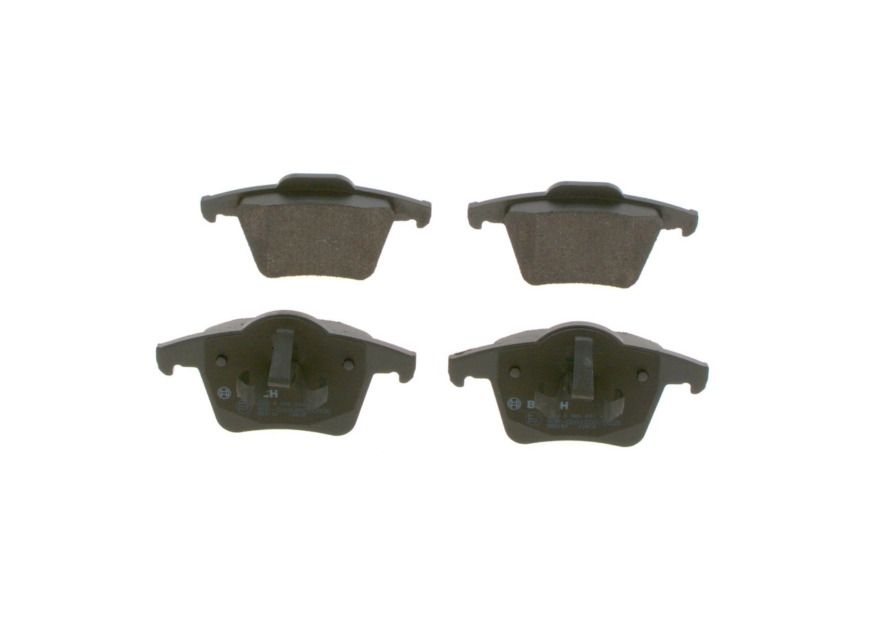 0986494102 Bosch Sapatas do freio traseiras de disco
