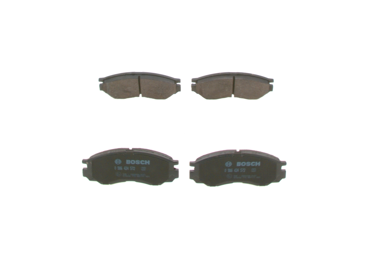 0986424572 Bosch Sapatas do freio dianteiras de disco