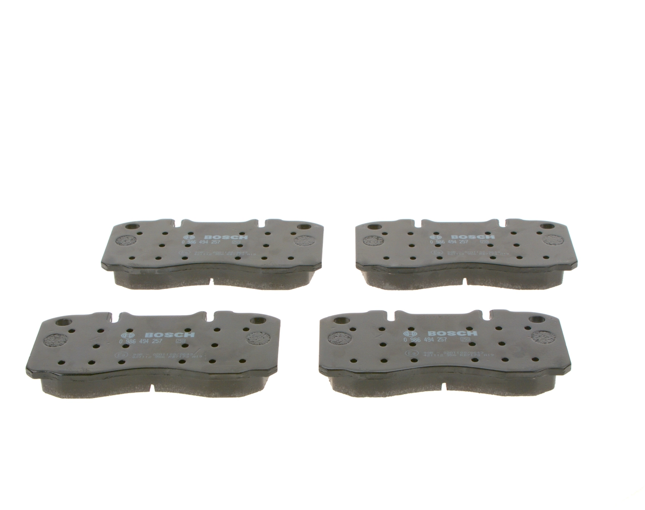Compre 0986494257 Bosch Sapatas do freio dianteiras de disco
