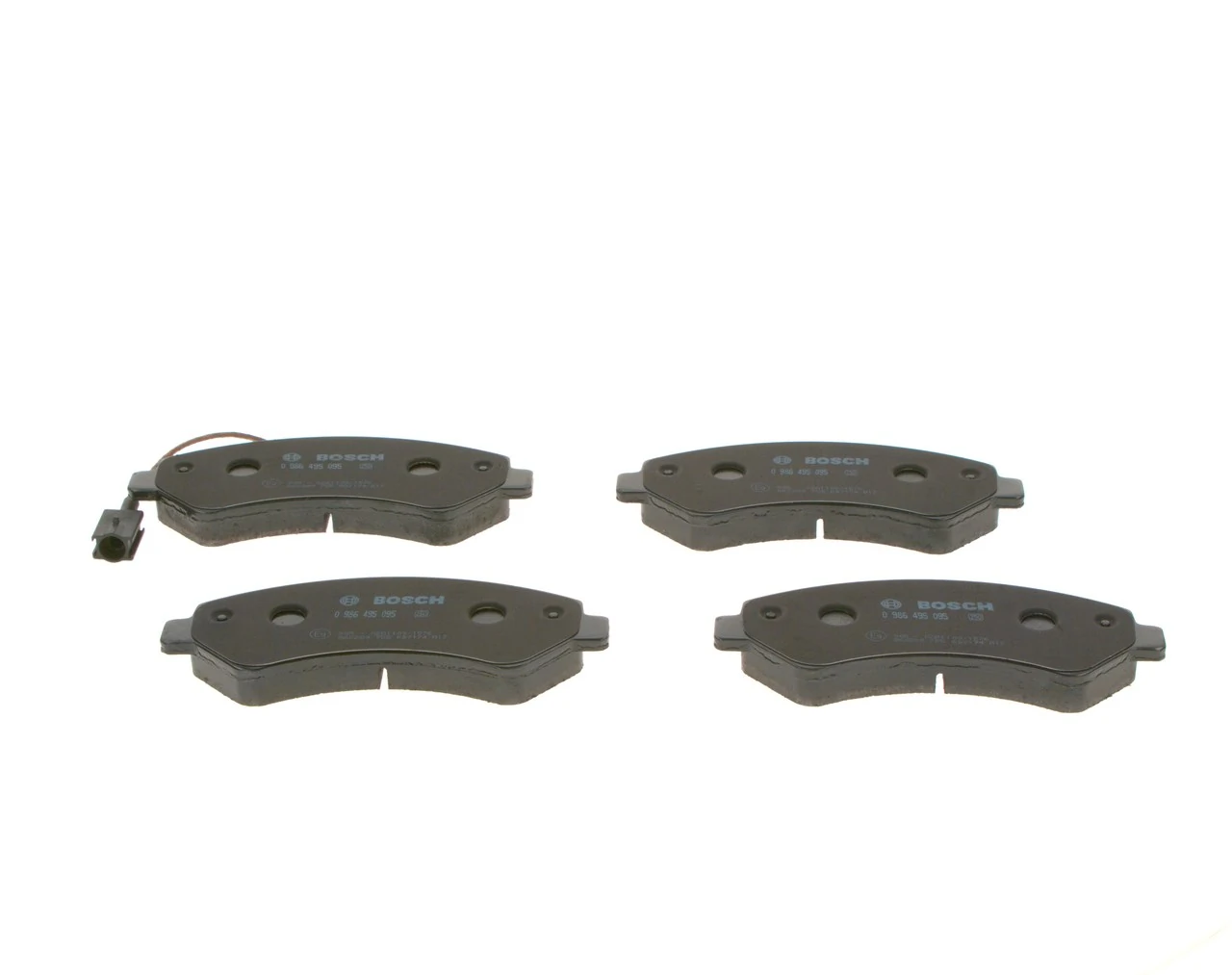 0986495095 Bosch Sapatas do freio dianteiras de disco