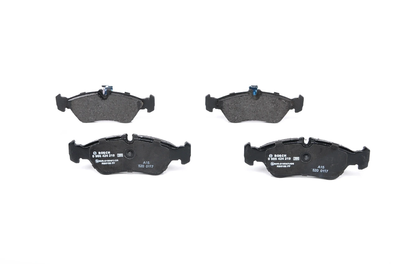0986424219 Bosch Sapatas do freio traseiras de disco
