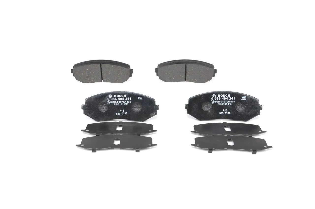 Compre 0986494241 Bosch Sapatas do freio dianteiras de disco