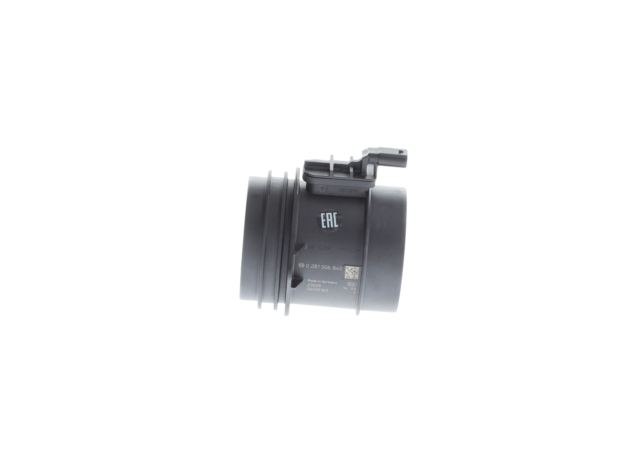Sensor de fluxo (consumo) de ar, medidor de consumo M.A.F. - (Mass Airflow) 281006840 Bosch