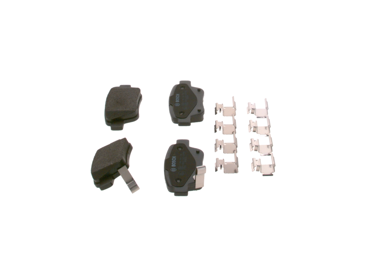 Compre 0986424798 Bosch Sapatas do freio traseiras de disco