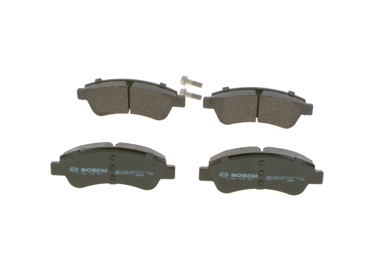 Compre 0986494027 Bosch Sapatas do freio dianteiras de disco