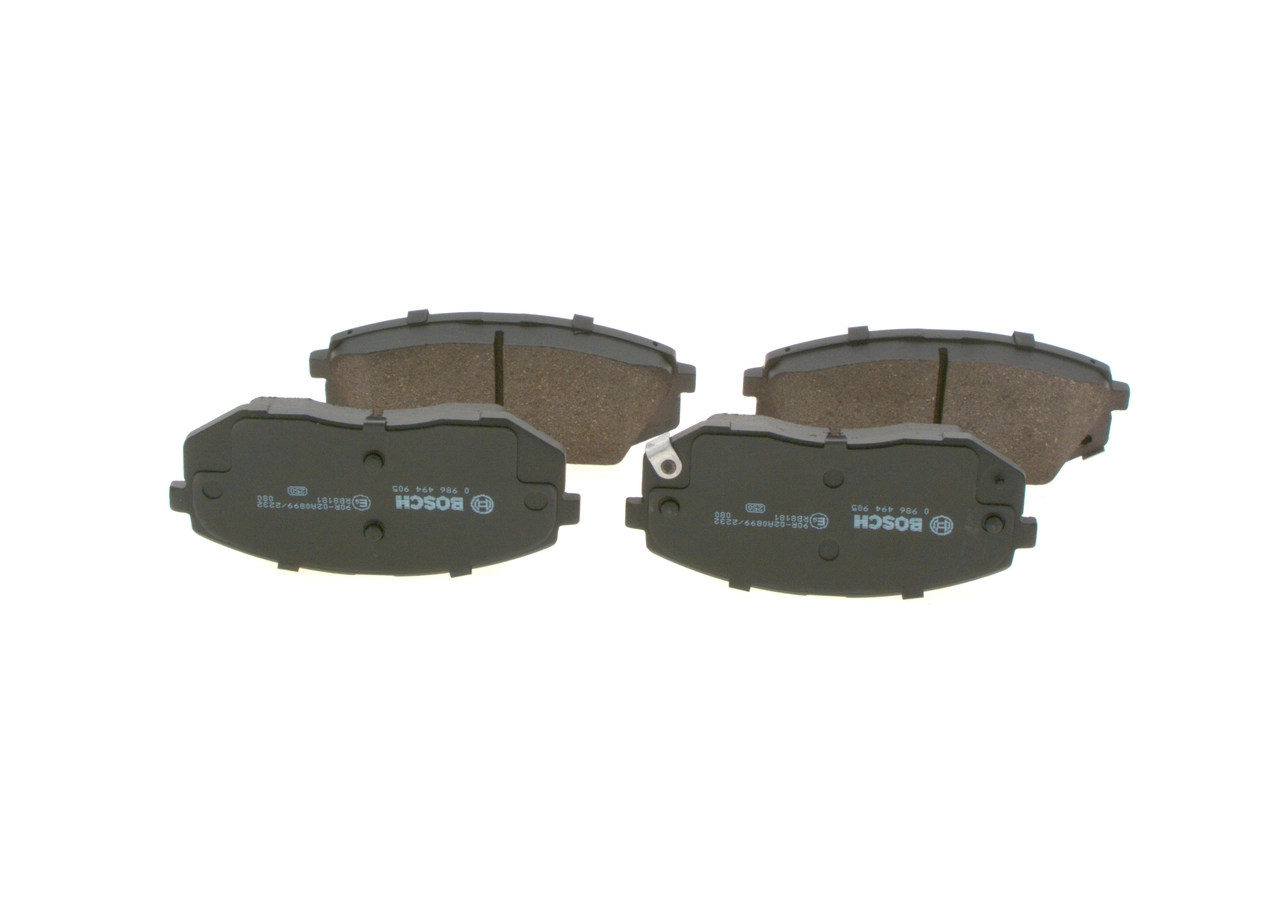 0986494905 Bosch Sapatas do freio dianteiras de disco