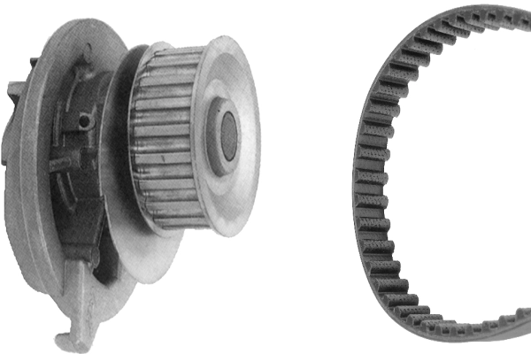 Correia do mecanismo de distribuição de gás, kit para Opel Kadett D 