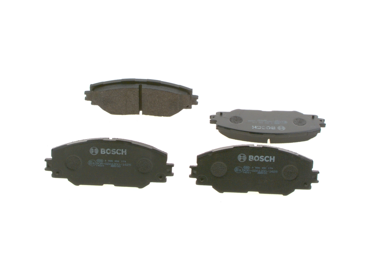 Compre 0986494174 Bosch Sapatas do freio dianteiras de disco