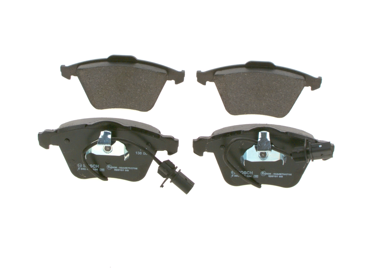 Sapatas do freio dianteiras de disco Bosch 0986494104 preço, a partir de 48,05 USD