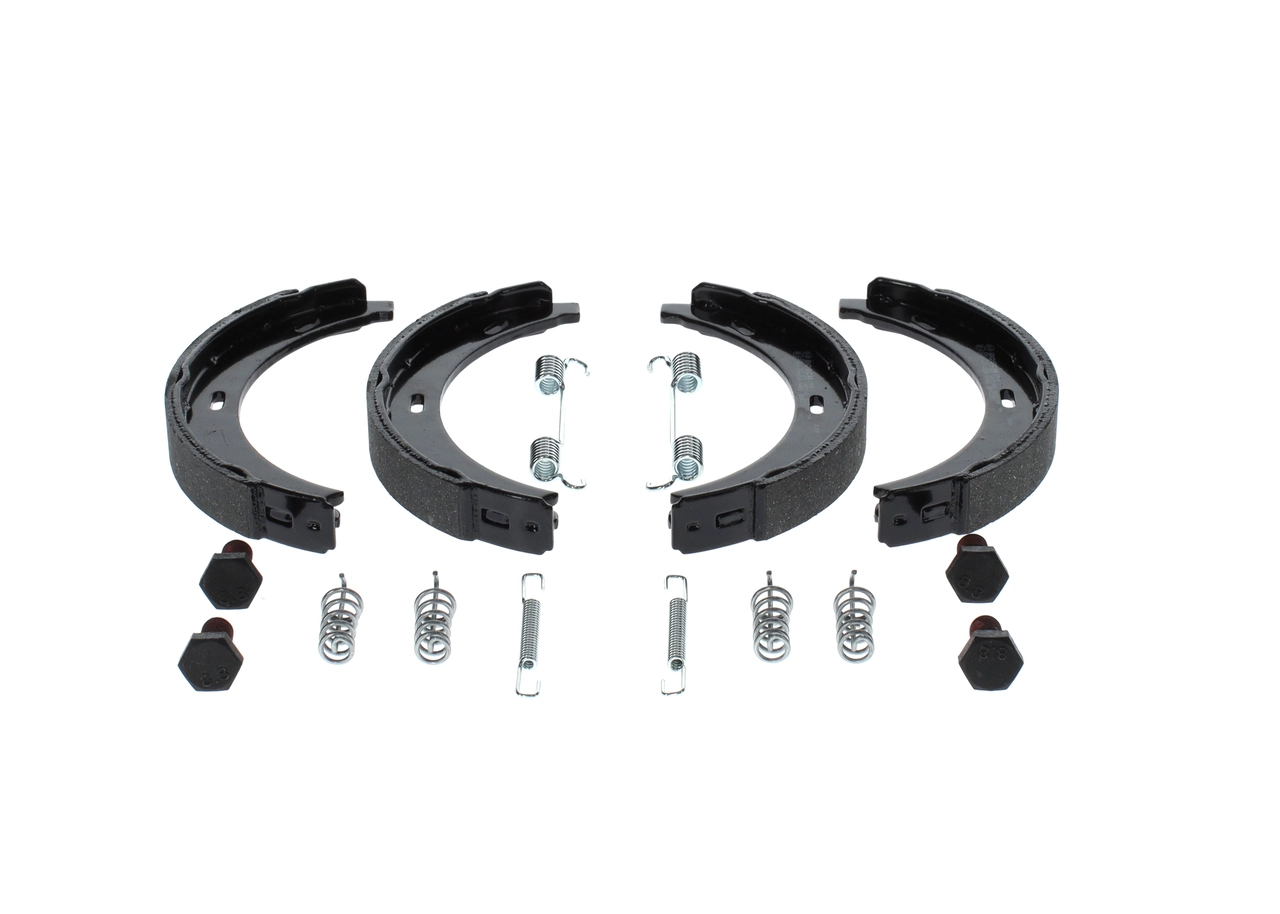Sapatas do freio de estacionamento Bosch 0986487543 preço, a partir de 26,59 USD