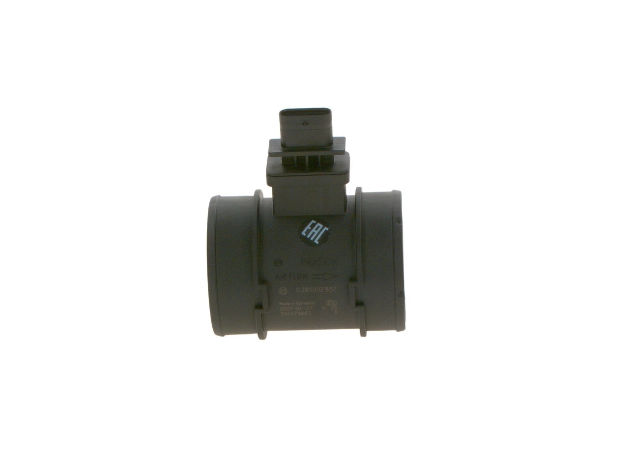 0281002832 Bosch Sensor de fluxo (consumo) de ar, medidor de consumo M.A.F. - (Mass Airflow)