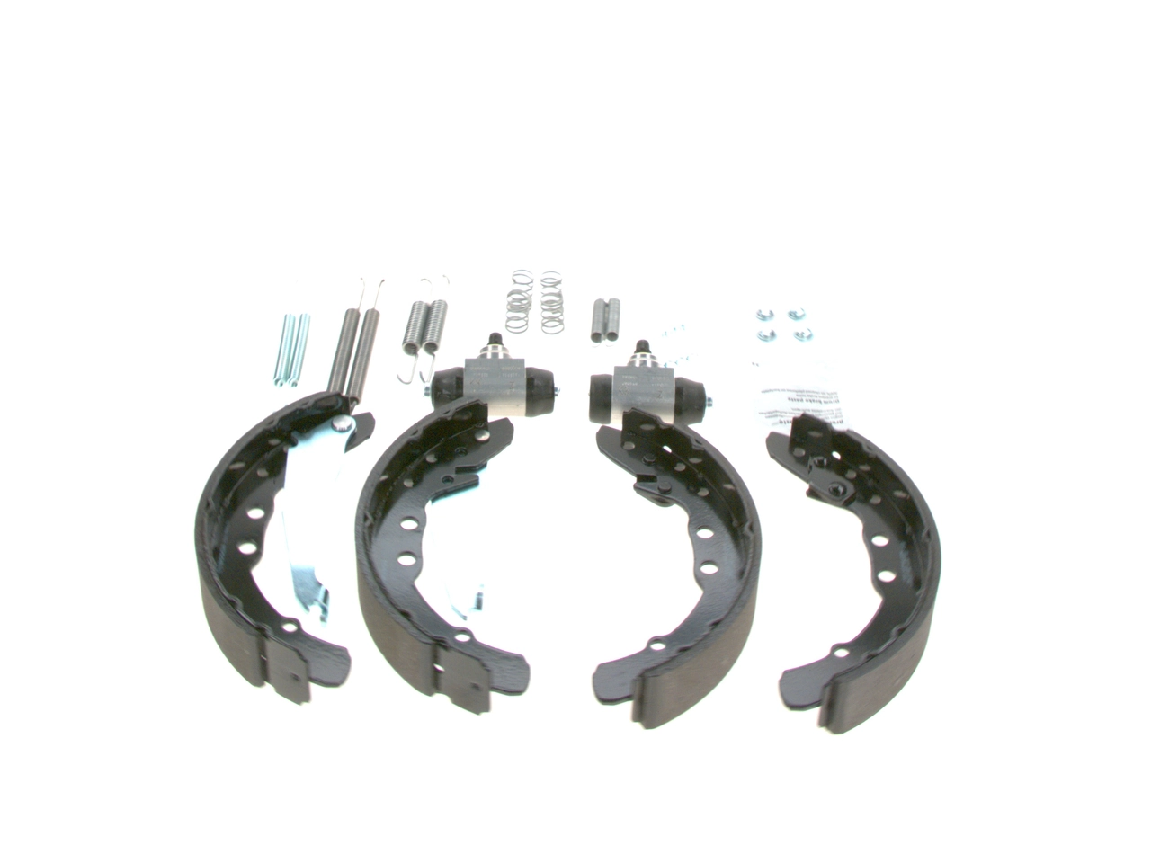 Compre Sapatas do freio traseiras de tambor, montadas com cilindros, kit Audi 100 