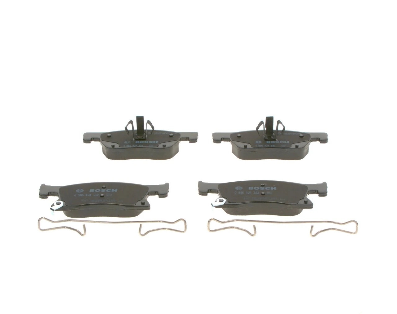 Compre 0986424332 Bosch Sapatas do freio dianteiras de disco