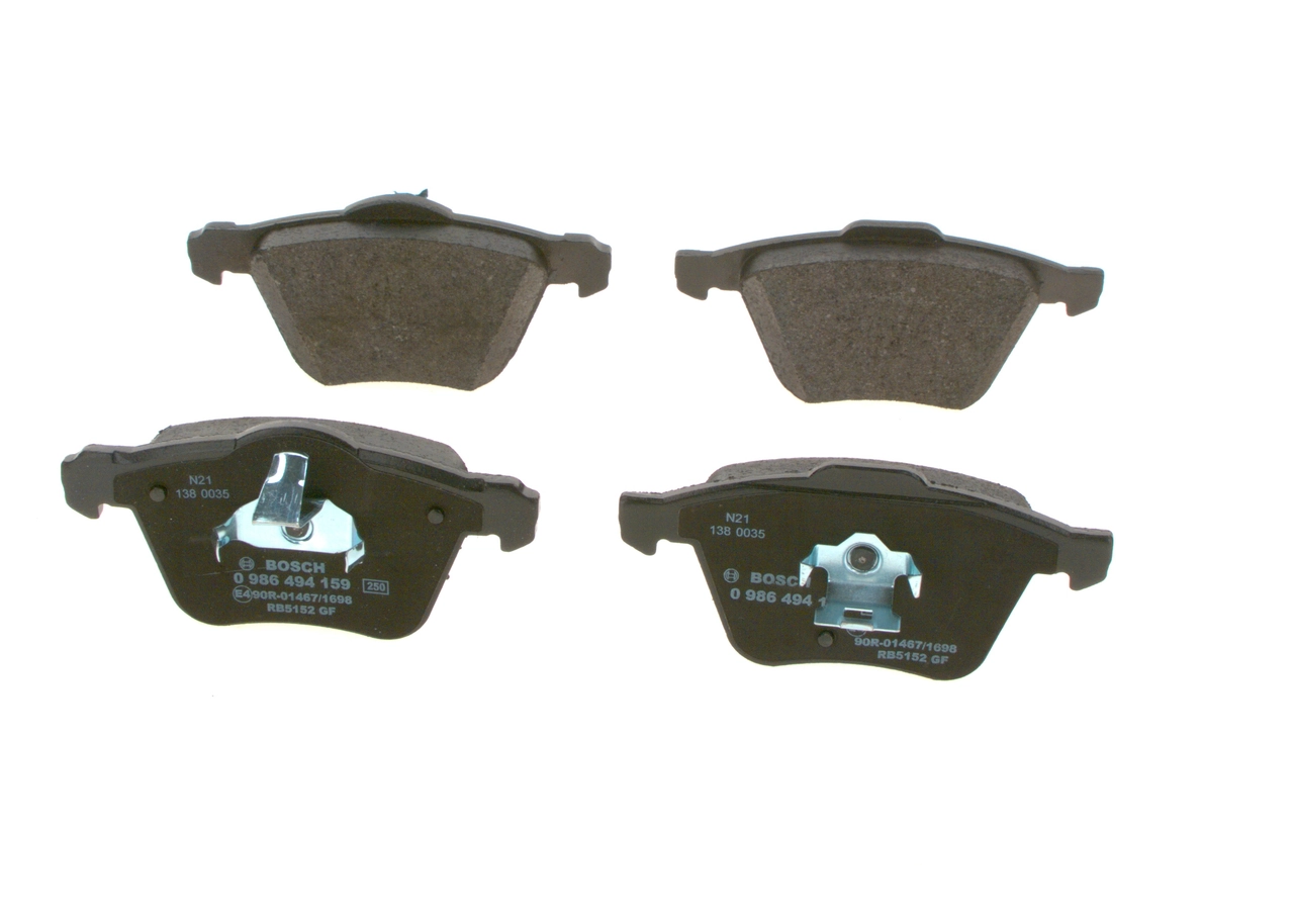 Sapatas do freio dianteiras de disco Bosch 0986494159 preço, a partir de 48,95 USD