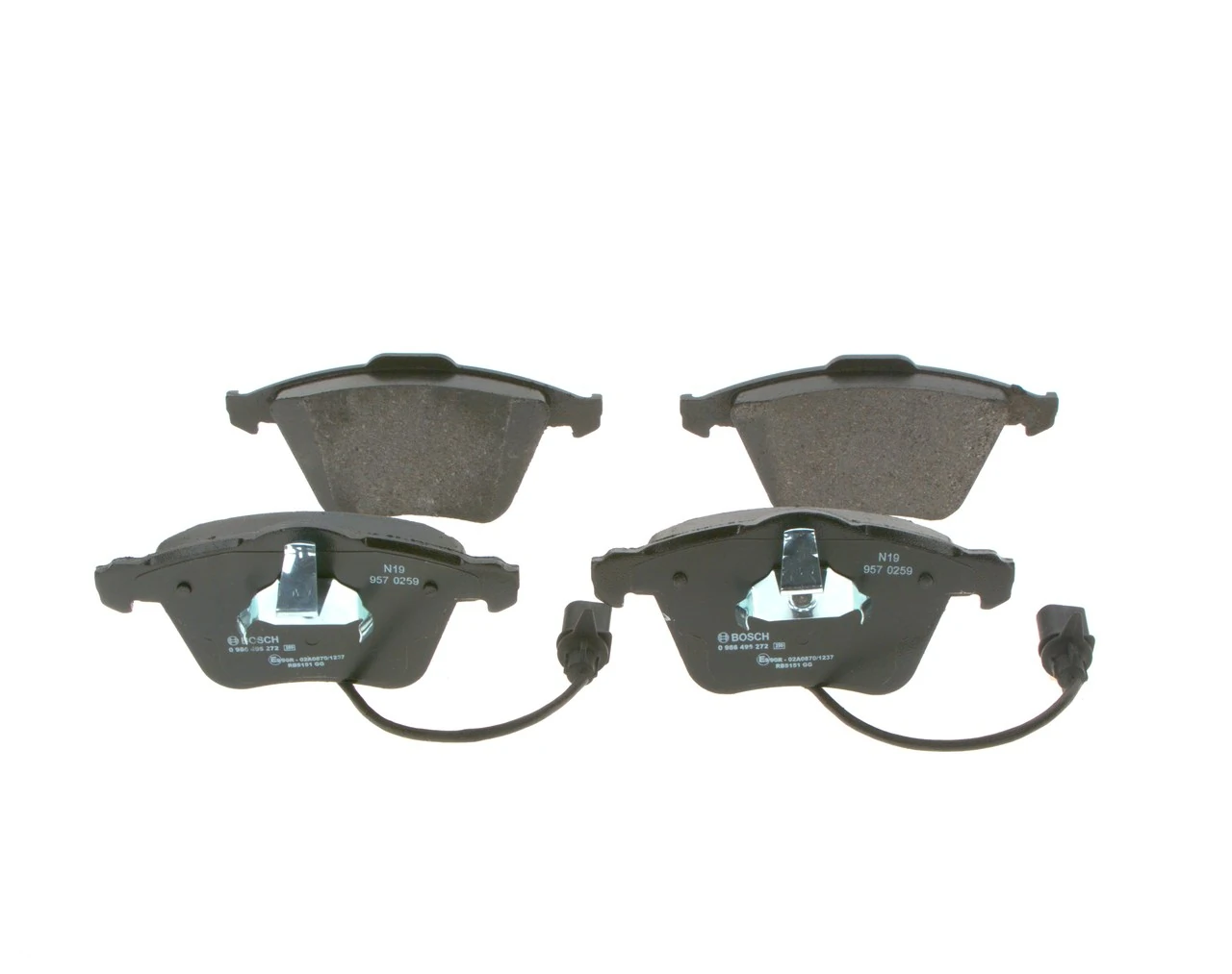 Compre 0986495272 Bosch Sapatas do freio dianteiras de disco