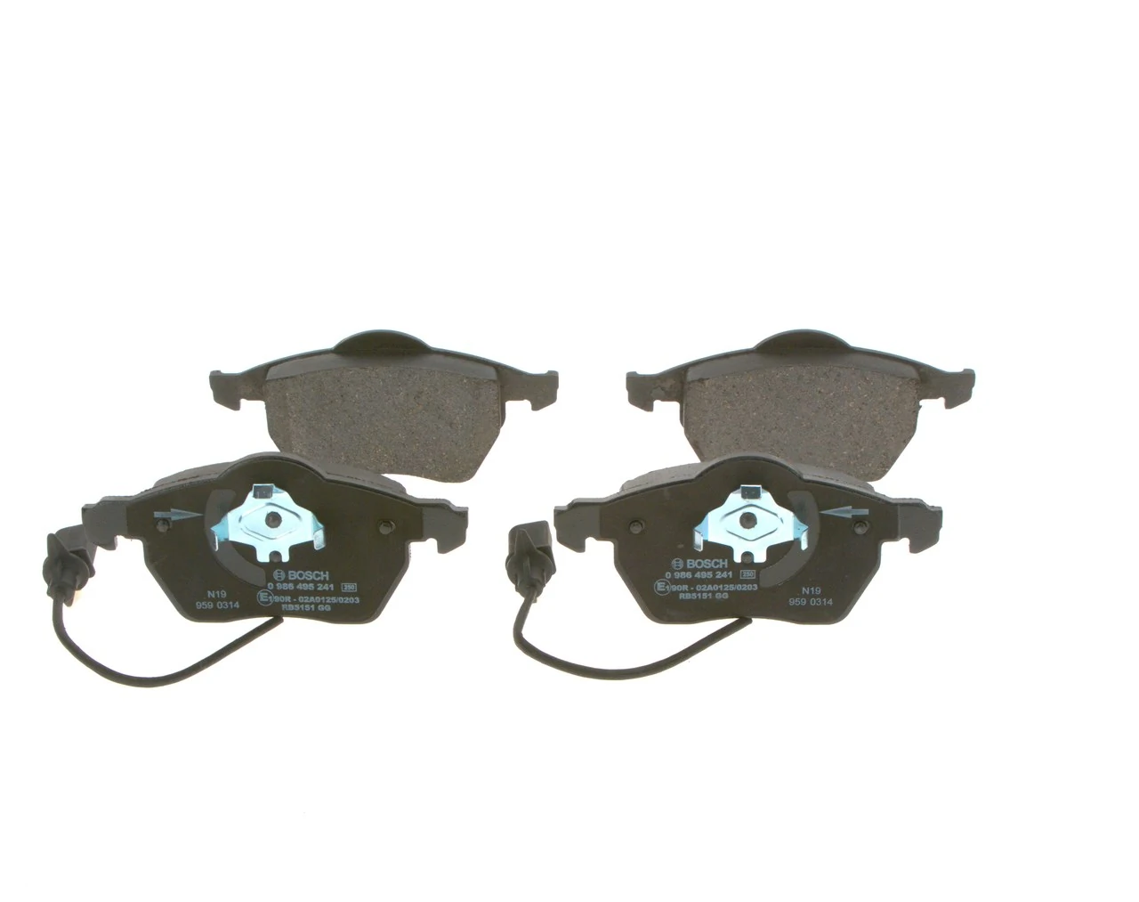 Compre 0986495241 Bosch Sapatas do freio dianteiras de disco