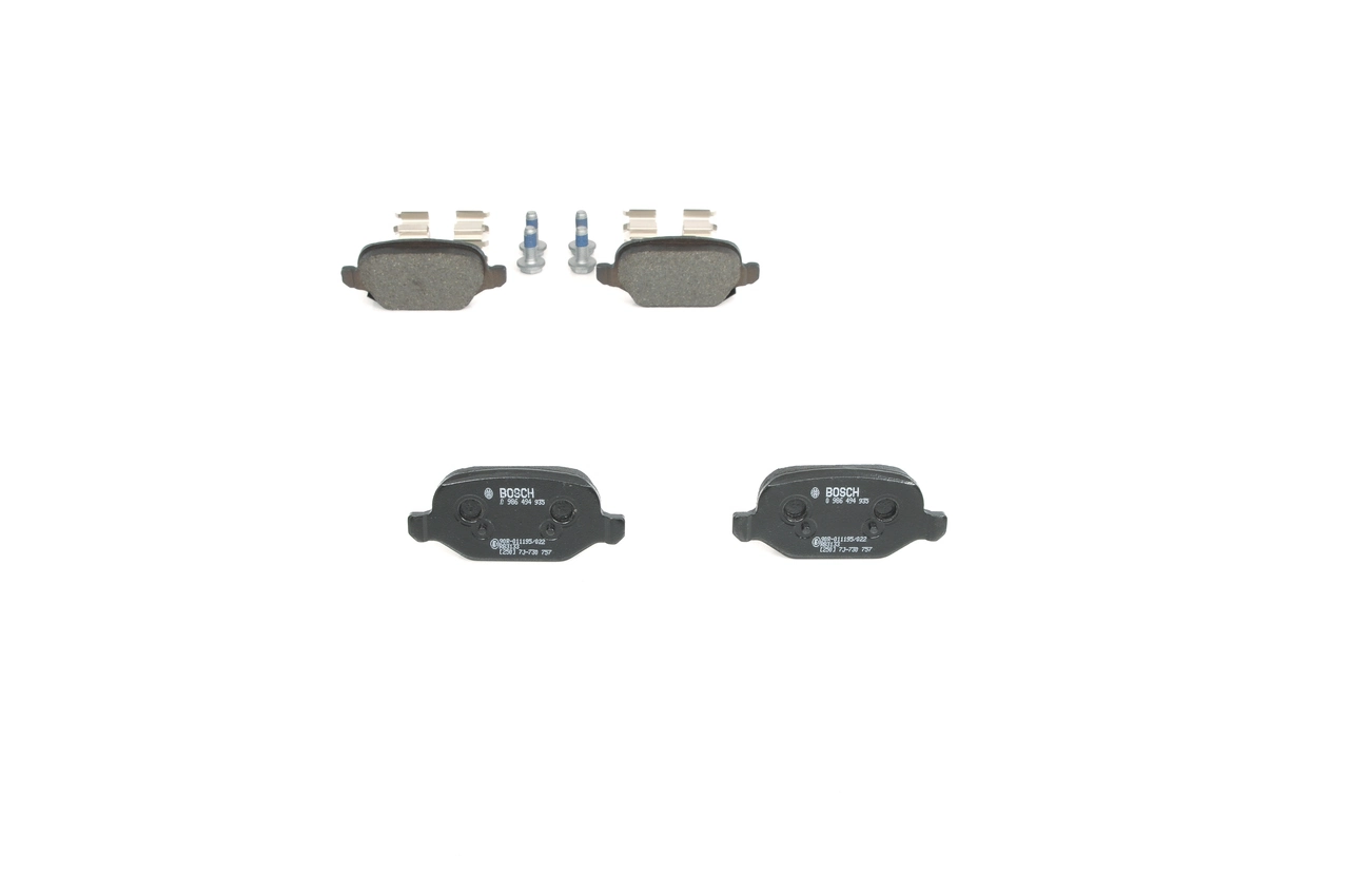 Compre 0986494935 Bosch Sapatas do freio traseiras de disco