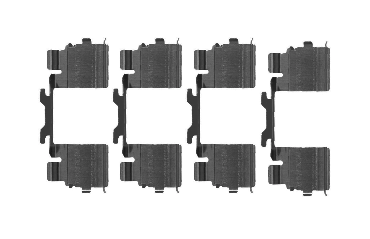  Kit de molas de fixação de sapatas de disco dianteiras Fiat Ducato I сaixa (290) (1989 - 1994) I