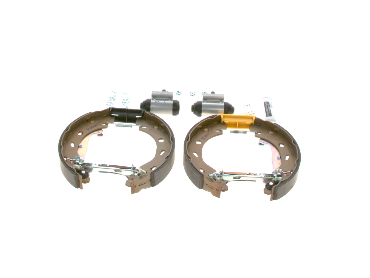 Compre 554974 VALEO Sapatas do freio traseiras de tambor, montadas com cilindros, kit