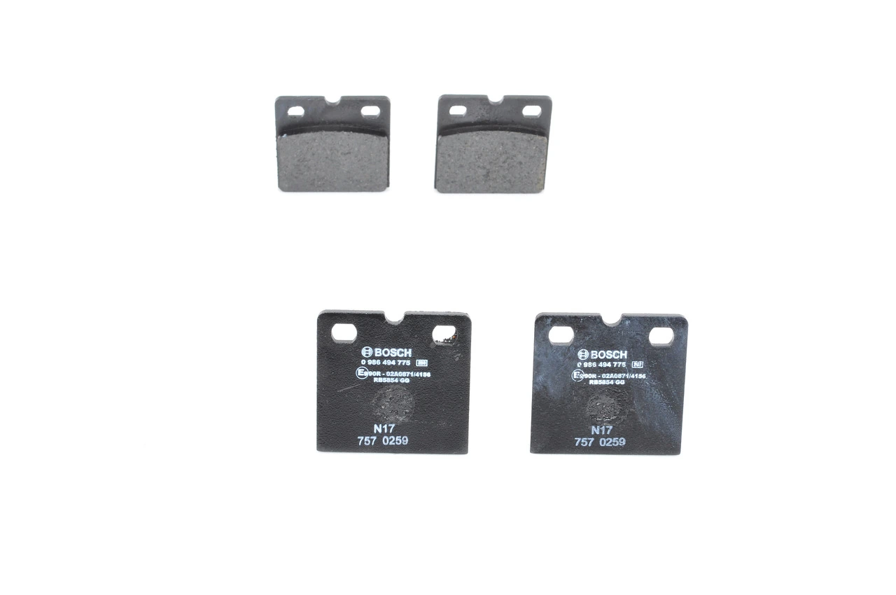 Compre 0986494775 Bosch Sapatas do freio traseiras de disco