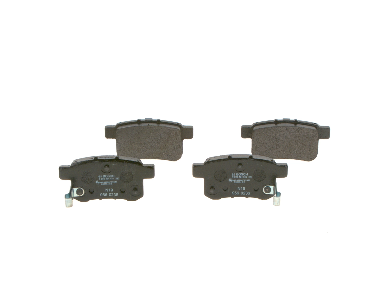 Sapatas do freio traseiras de disco Bosch 0986494338 preço, a partir de 35,68 USD