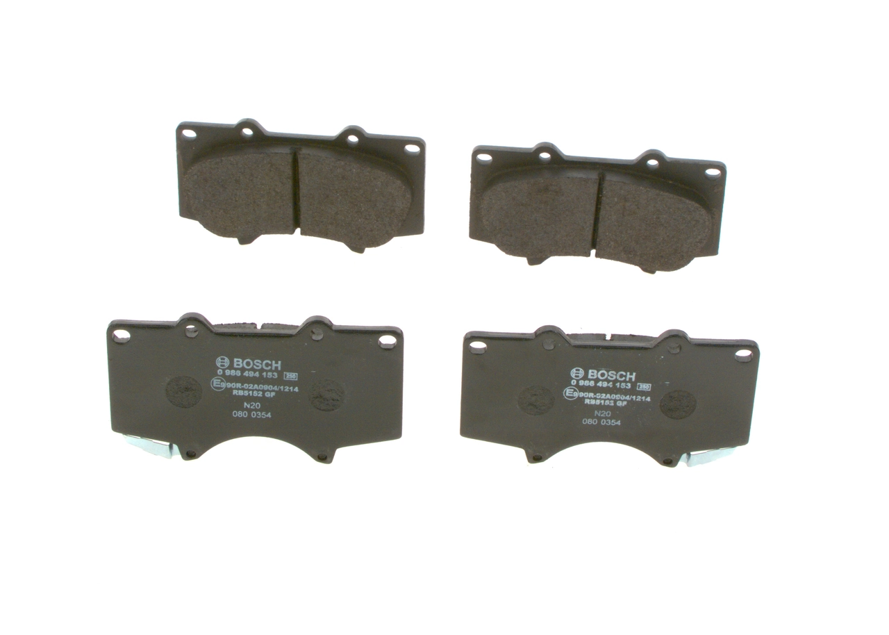 Sapatas do freio dianteiras de disco Bosch 0986494153 preço, a partir de 34,84 USD