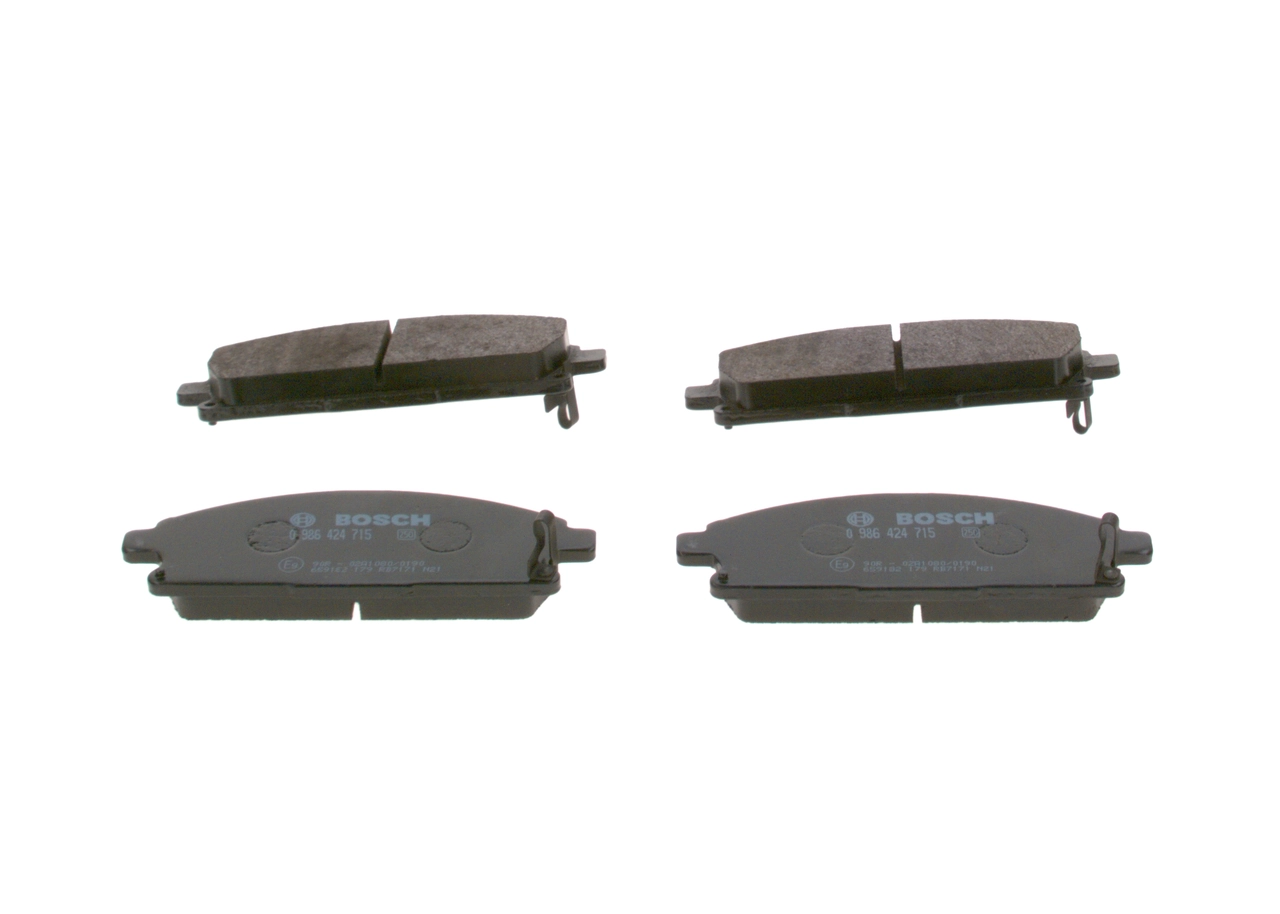 Compre 0986424715 Bosch Sapatas do freio dianteiras de disco
