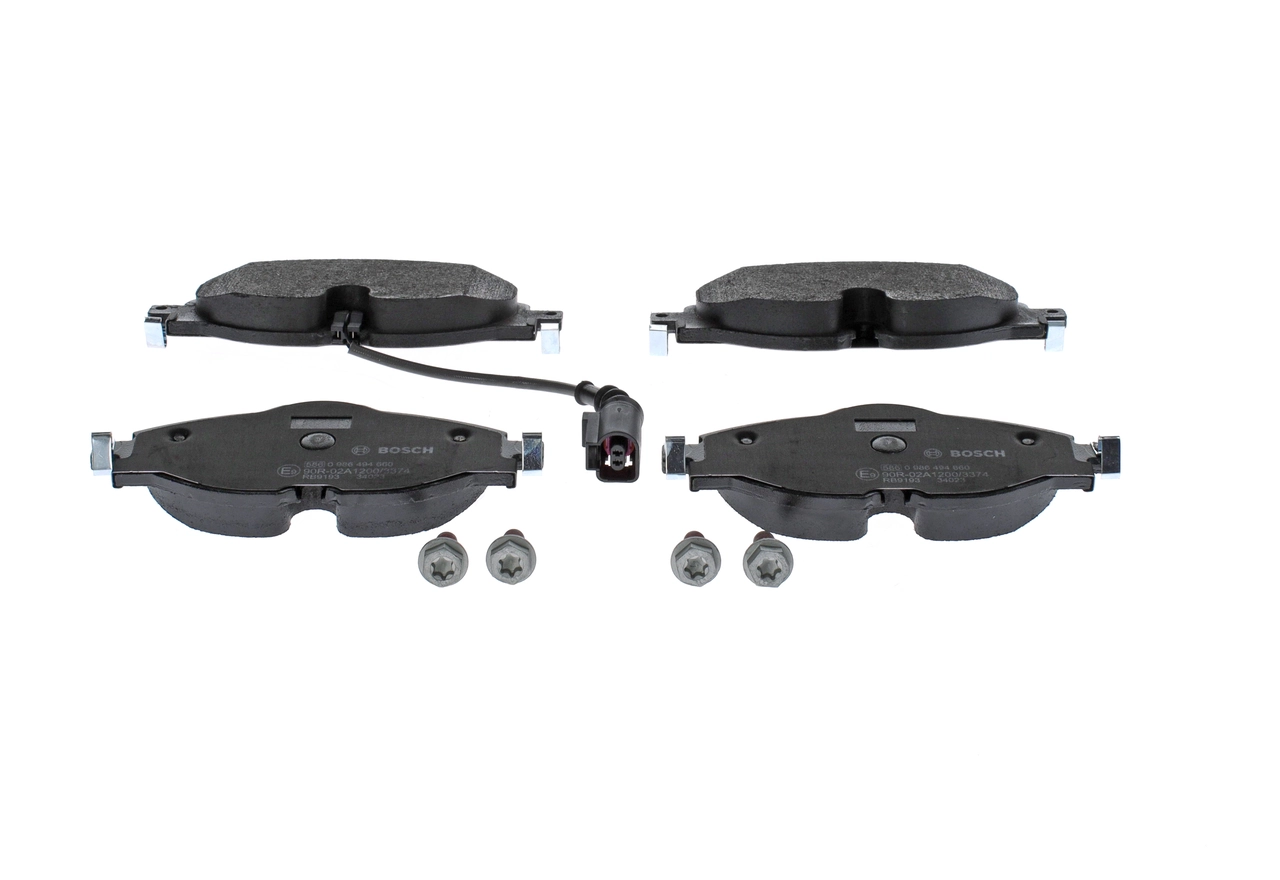 Compre 0986494660 Bosch Sapatas do freio dianteiras de disco