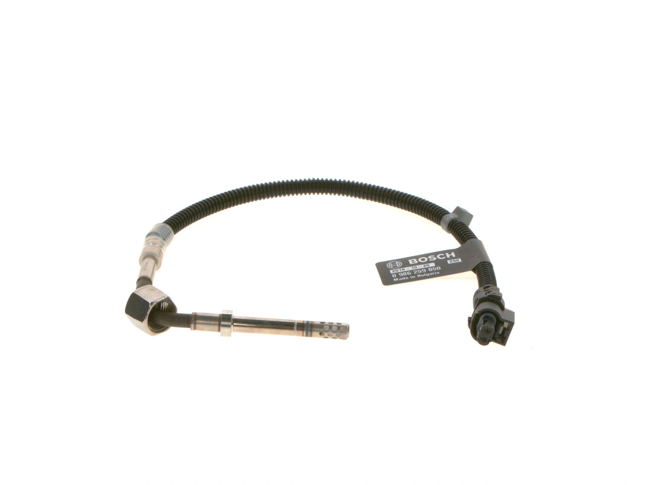 0986259050 Bosch Sensor de temperatura dos gases de escape (GE), antes de filtro de partículas diesel