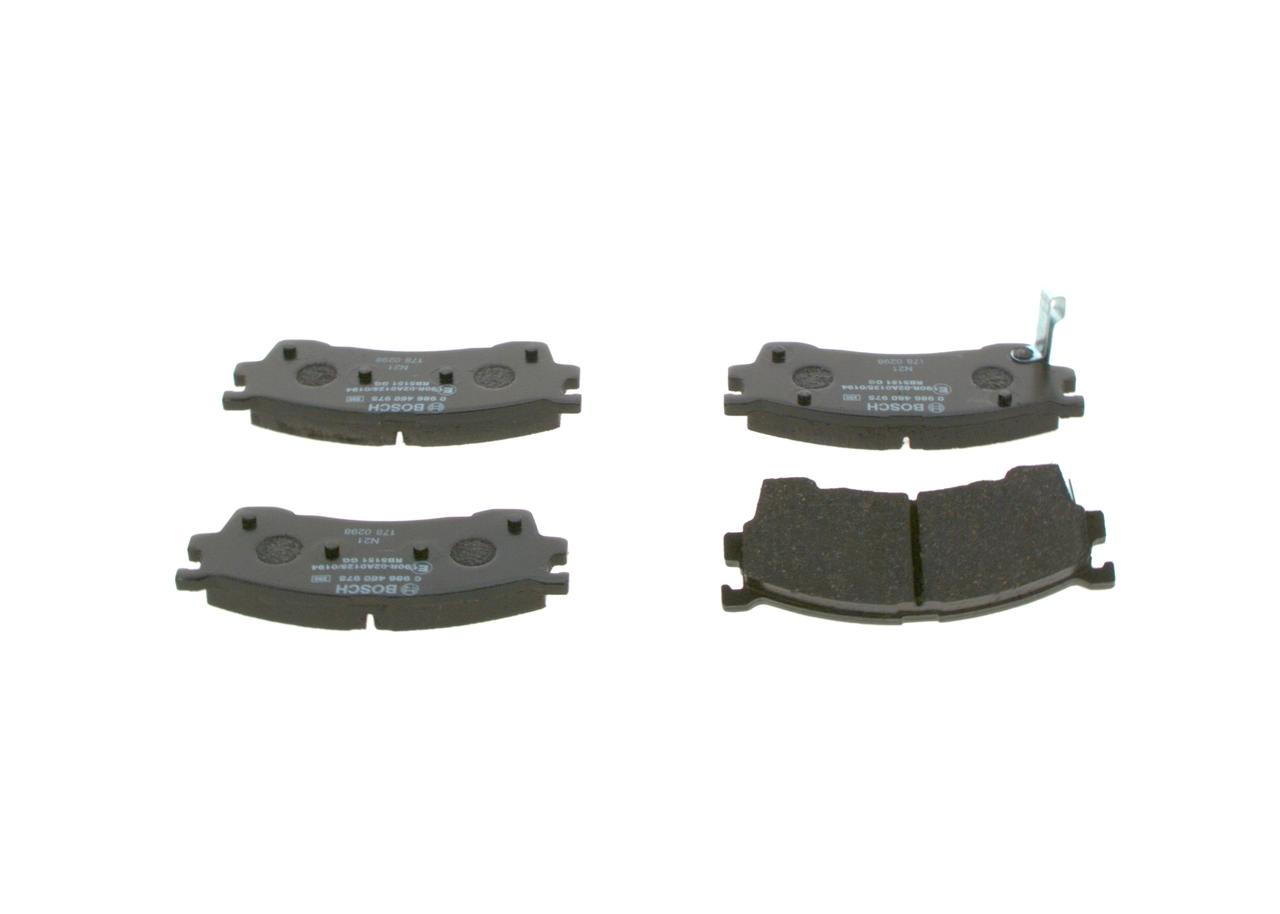 0986460975 Bosch Sapatas do freio dianteiras de disco