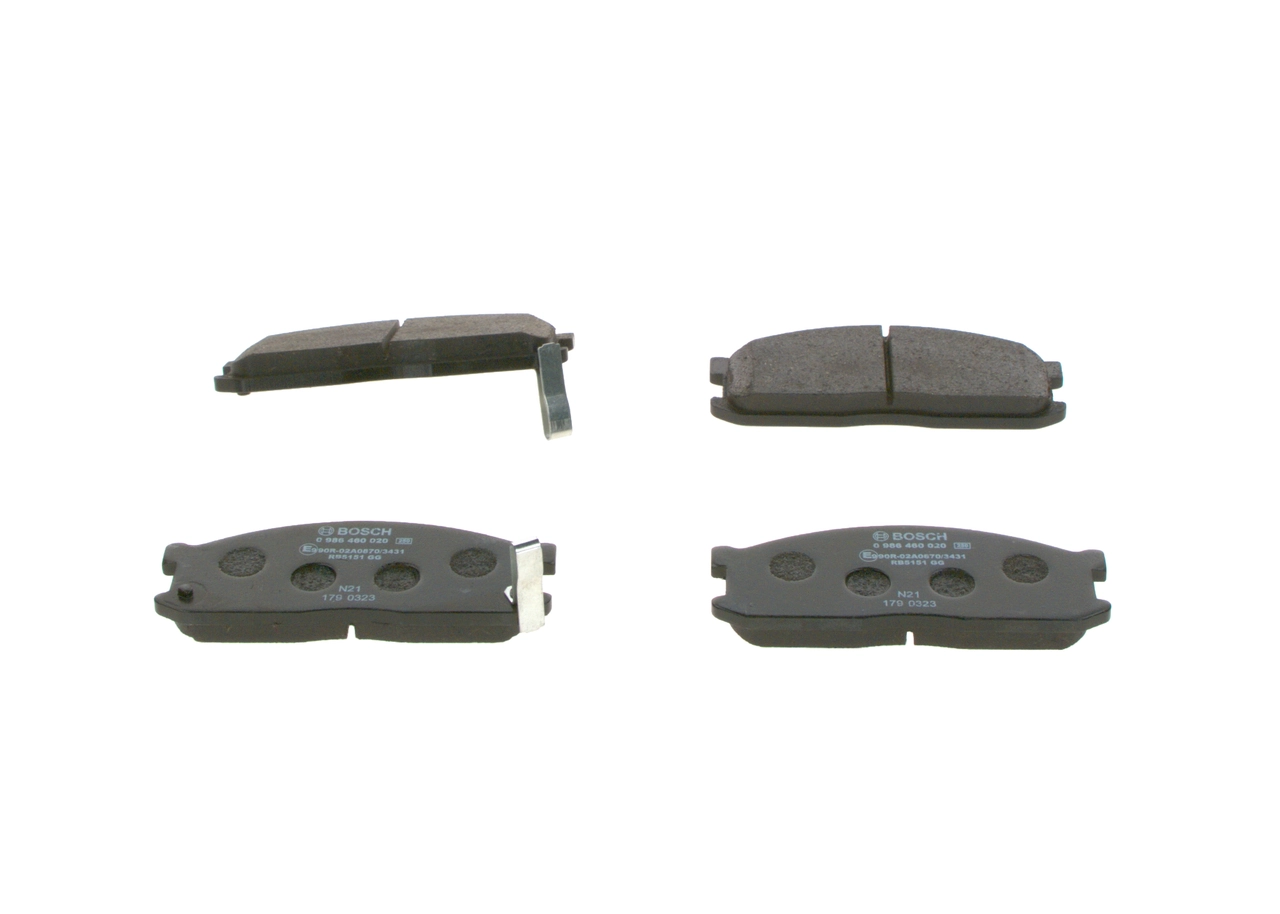 Sapatas do freio dianteiras de disco 0K60A3328Z Hyundai/Kia