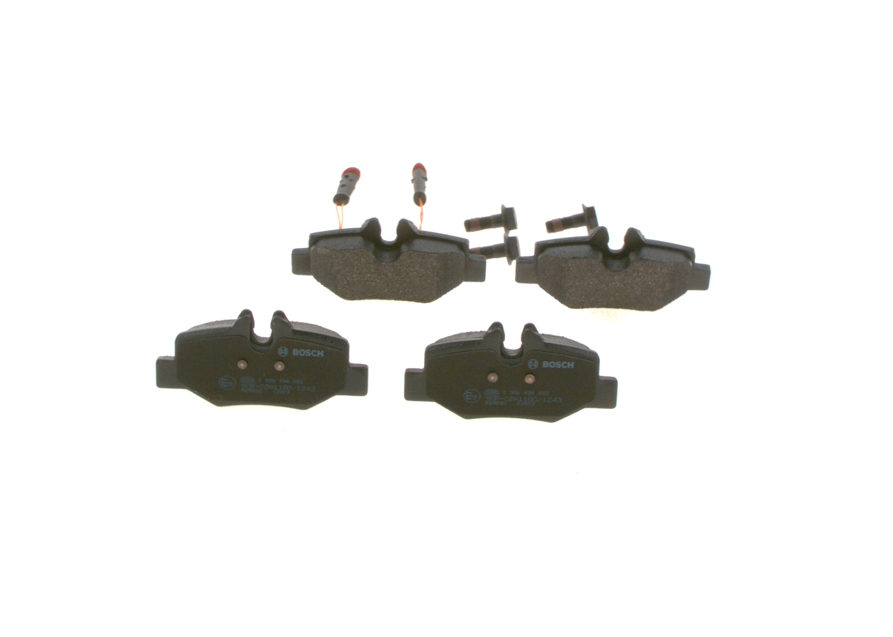 Compre 0986494082 Bosch Sapatas do freio traseiras de disco