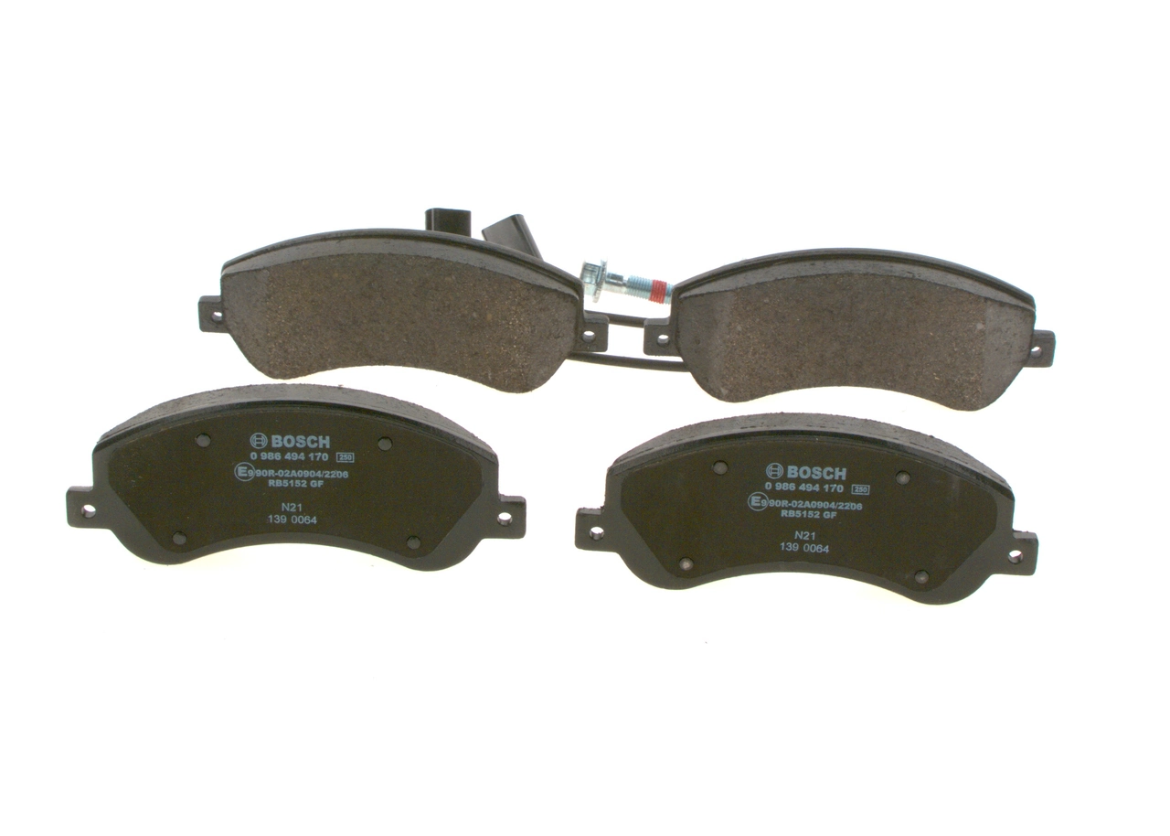 Compre 0986494170 Bosch Sapatas do freio dianteiras de disco