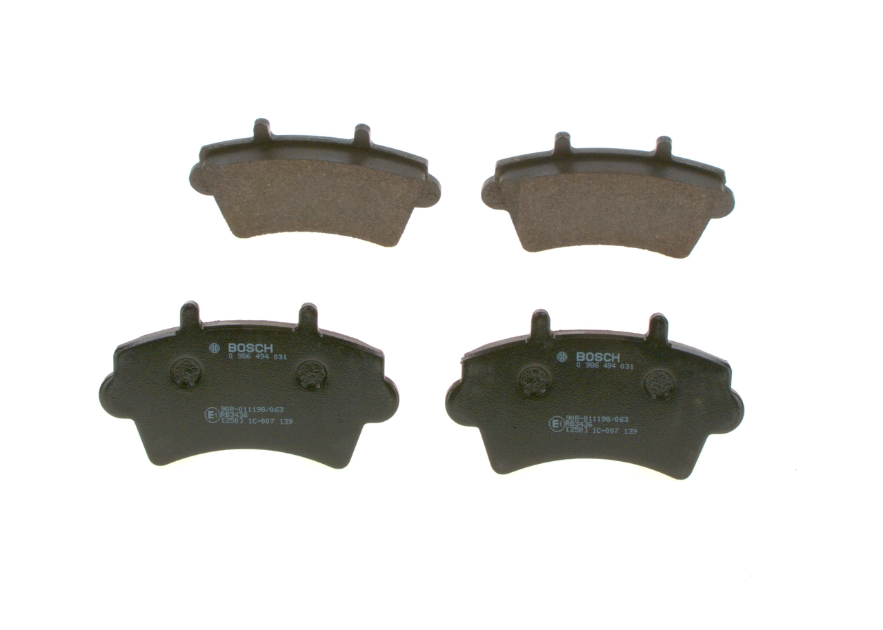 Sapatas do freio dianteiras de disco Bosch 0986494031 preço, a partir de 30,05 USD