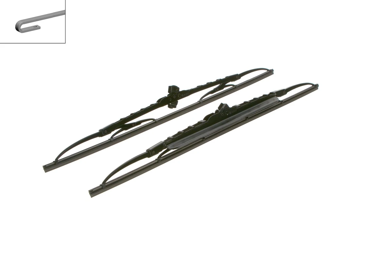 Compre 3397118401 Bosch Limpa-pára-brisas do pára-brisas, kit de 2 un.