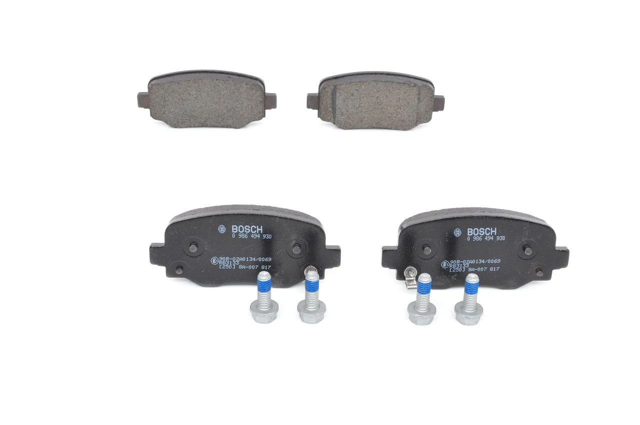 Compre 0986494930 Bosch Sapatas do freio traseiras de disco