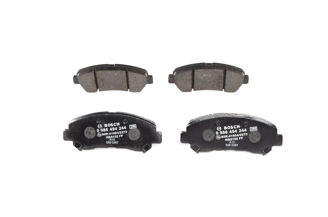 0986494244 Bosch Sapatas do freio dianteiras de disco