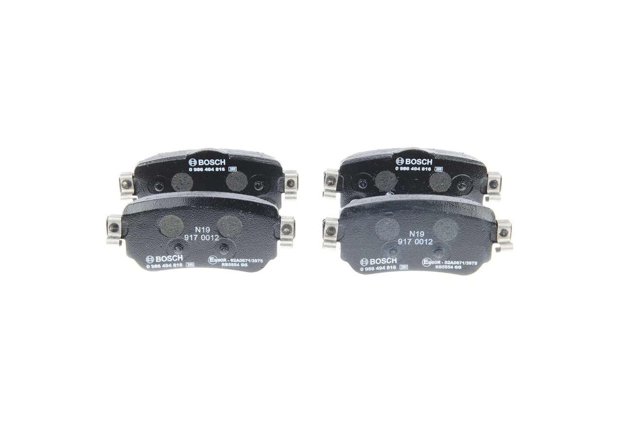 Compre 0986494816 Bosch Sapatas do freio traseiras de disco