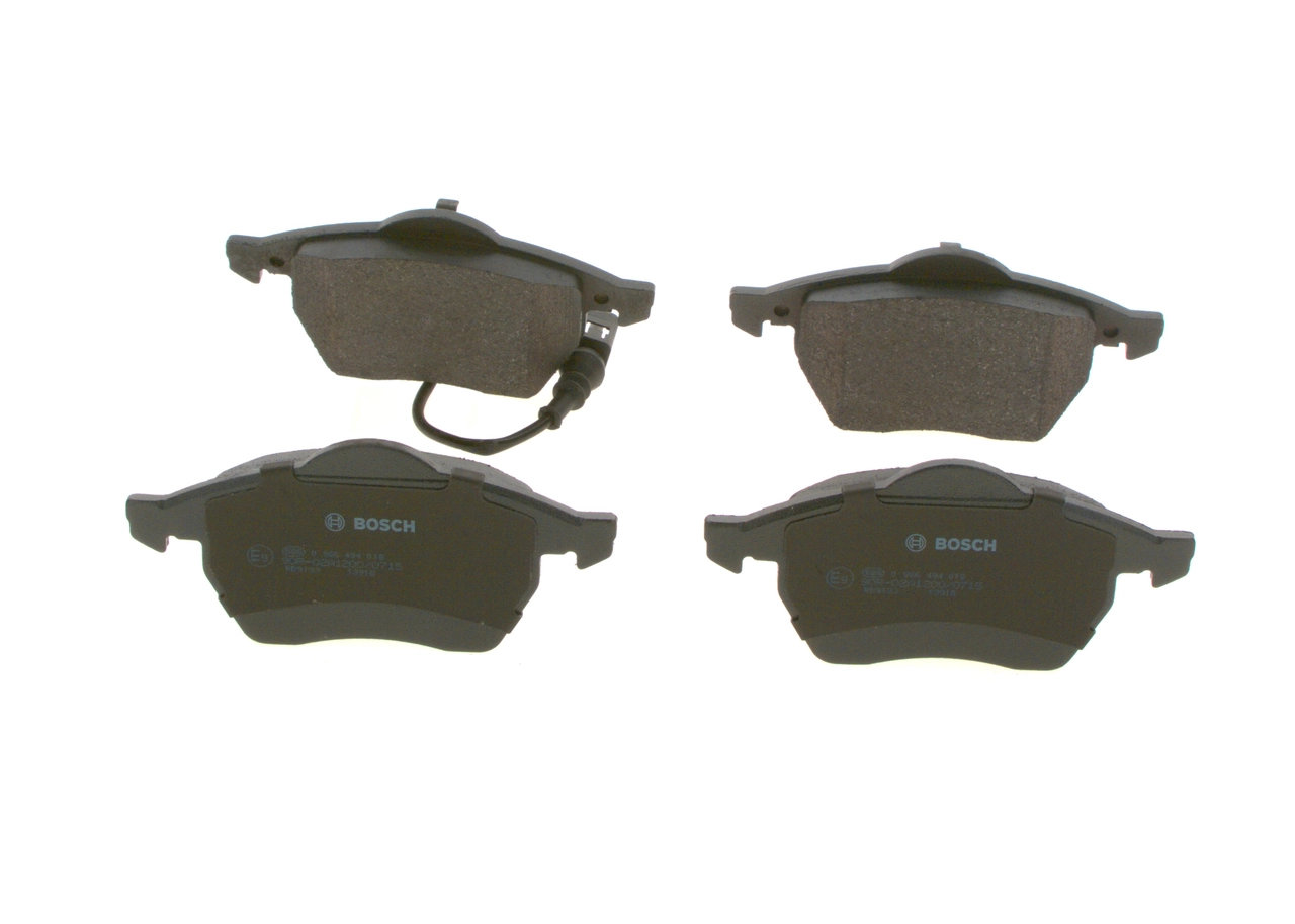 Sapatas do freio dianteiras de disco Bosch 0986494018 preço, a partir de 34,60 USD