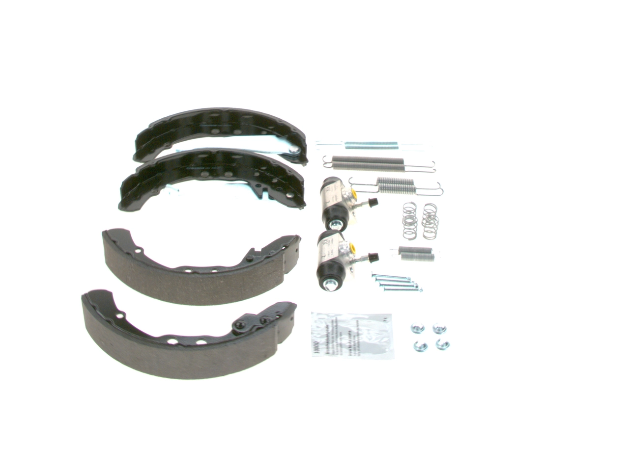  Sapatas do freio traseiras de tambor, montadas com cilindros, kit Audi 100 C4 carrinha (4A5) (1990 - 1994) C4