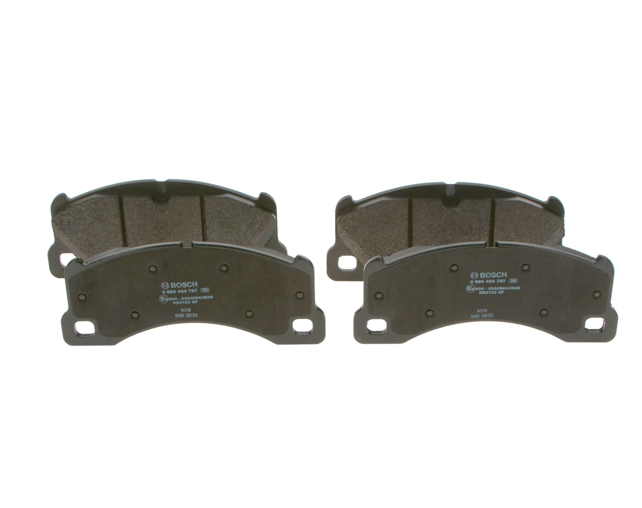 Compre 0986494787 Bosch Sapatas do freio dianteiras de disco