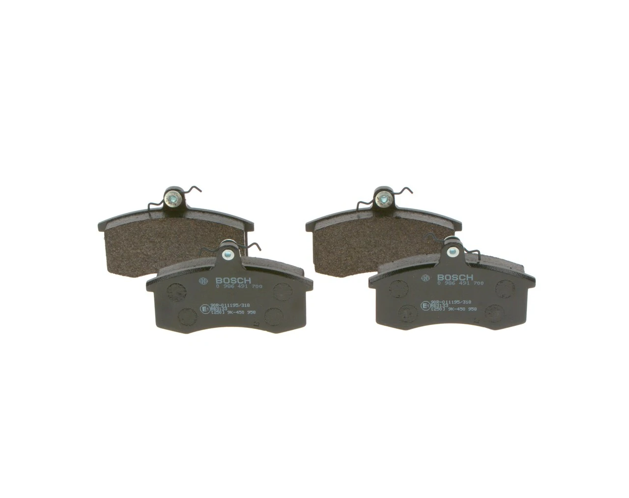0986491700 Bosch Sapatas do freio dianteiras de disco