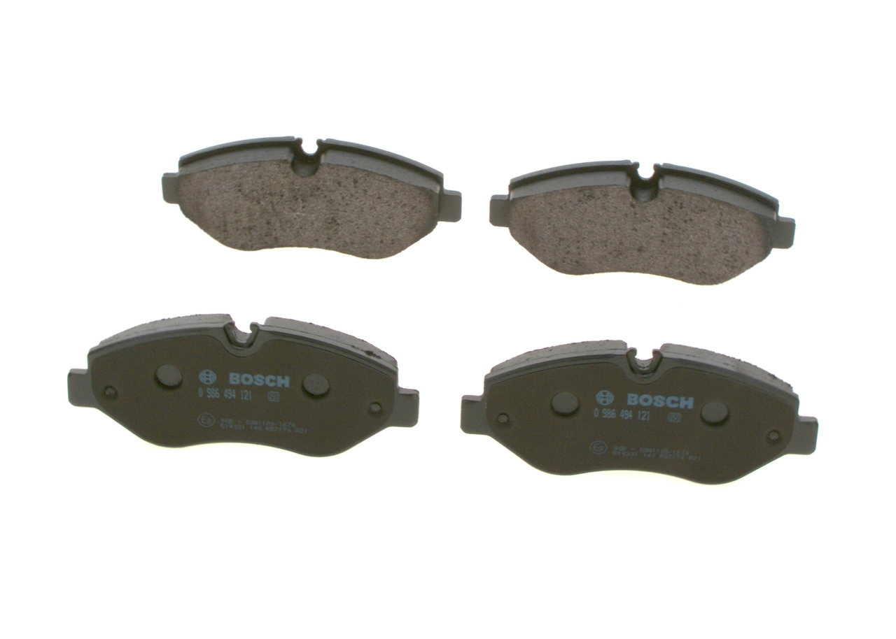 0986494121 Bosch Sapatas do freio dianteiras de disco