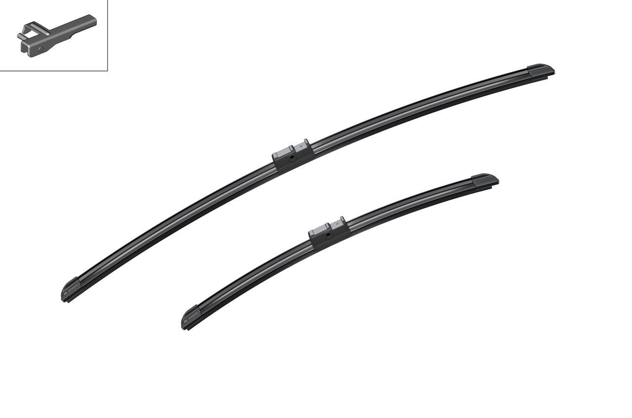 Compre 3397118977 Bosch Limpa-pára-brisas do pára-brisas, kit de 2 un.
