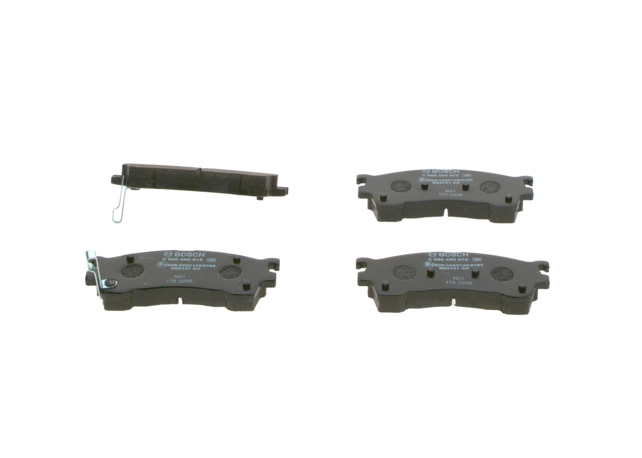Sapatas do freio dianteiras de disco Bosch 0986460975 preço, a partir de 33,98 USD