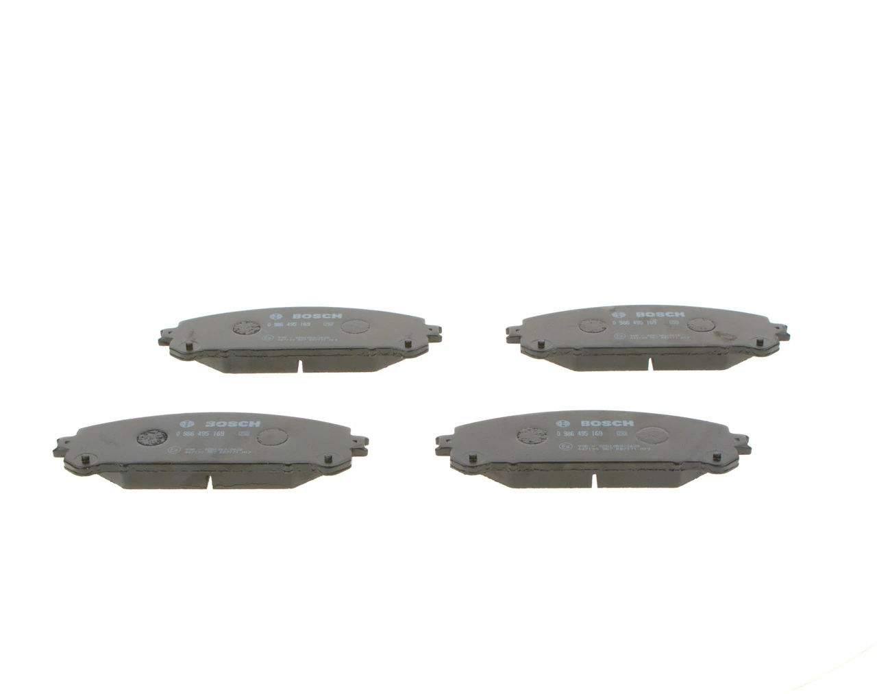 Sapatas do freio dianteiras de disco 0986495169 Bosch