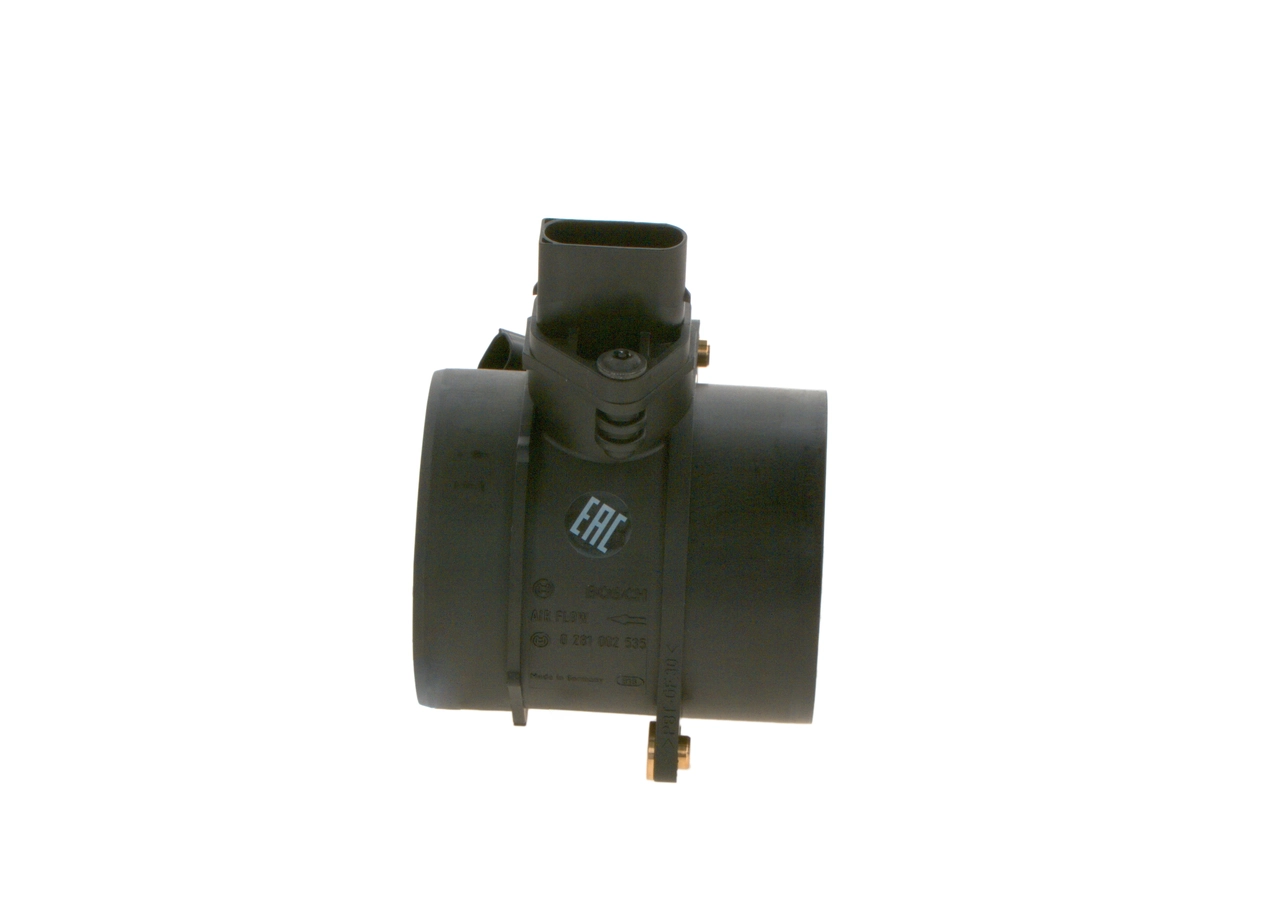 Sensor de fluxo (consumo) de ar, medidor de consumo M.A.F. - (Mass Airflow) 0281002535 Bosch