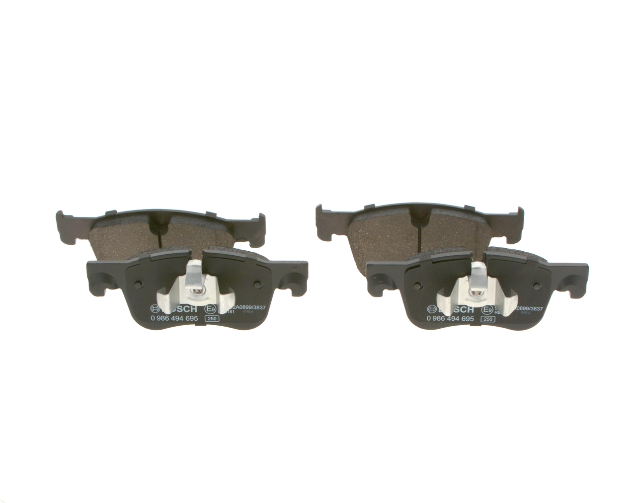 Sapatas do freio dianteiras de disco 0986494695 Bosch